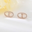 Show details for Staple Small White Stud Earrings