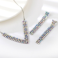 Show details for Trendy White Swarovski Element 2 Piece Jewelry Set with No-Risk Refund Show details for Trendy White Swarovski Element 2 Piece Jewelry Set with No-Risk Refund