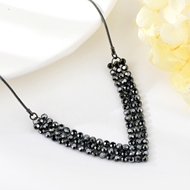 Show details for Zinc Alloy Gunmetal Plated Short Statement Necklace with Full Guarantee Show details for Zinc Alloy Gunmetal Plated Short Statement Necklace with Full Guarantee