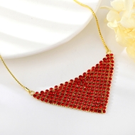 Show details for Eye-Catching Red Zinc Alloy Short Statement Necklace with Member Discount Show details for Eye-Catching Red Zinc Alloy Short Statement Necklace with Member Discount