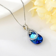 Show details for Zinc Alloy Swarovski Element Pendant Necklace with Full Guarantee Show details for Zinc Alloy Swarovski Element Pendant Necklace with Full Guarantee