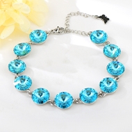 Show details for Great Value Blue Platinum Plated Fashion Bracelet with Member Discount Show details for Great Value Blue Platinum Plated Fashion Bracelet with Member Discount