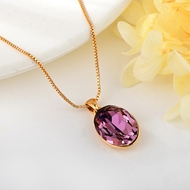 Show details for Beautiful Swarovski Element Medium Pendant Necklace Show details for Beautiful Swarovski Element Medium Pendant Necklace