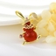 Show details for Low Cost Gold Plated Cubic Zirconia Brooche in Exclusive Design