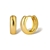 Picture of Wholesale Gold Plated Delicate Huggie Earrings with No-Risk Return