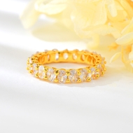 Show details for Popular Cubic Zirconia Copper or Brass Fashion Ring