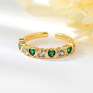 Show details for Delicate Small Green Adjustable Ring Show details for Delicate Small Green Adjustable Ring