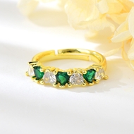 Show details for Love & Heart Gold Plated Adjustable Ring with Fast Shipping Show details for Love & Heart Gold Plated Adjustable Ring with Fast Shipping