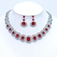 Show details for Impressive Red Medium 2 Piece Jewelry Set with Low MOQ