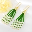 Show details for Gold Plated Big Tassel Earrings Online Shopping
