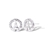 Picture of Pretty Cubic Zirconia Small Big Stud Earrings