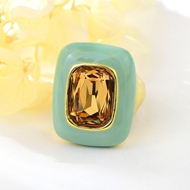 Picture of Featured Green Zinc Alloy Fashion Ring with Full Guarantee