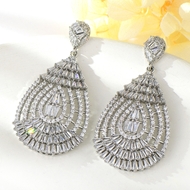 Show details for Popular Cubic Zirconia Big Dangle Earrings Show details for Popular Cubic Zirconia Big Dangle Earrings