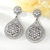 Picture of Unusual Big Flower Dangle Earrings