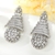 Picture of Unusual Big Cubic Zirconia Dangle Earrings