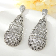 Show details for New Cubic Zirconia White Dangle Earrings Show details for New Cubic Zirconia White Dangle Earrings