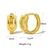 Picture of Hot Selling Gold Plated Small Huggie Earrings with No-Risk Refund