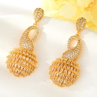 Show details for Stylish Big Luxury Dangle Earrings Show details for Stylish Big Luxury Dangle Earrings