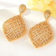 Show details for Luxury Gold Plated Dangle Earrings with 3~7 Day Delivery Show details for Luxury Gold Plated Dangle Earrings with 3~7 Day Delivery