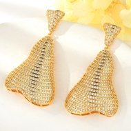 Show details for Affordable Gold Plated Copper or Brass Dangle Earrings from Trust-worthy Supplier Show details for Affordable Gold Plated Copper or Brass Dangle Earrings from Trust-worthy Supplier