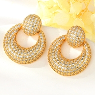 Show details for Sparkly Big Cubic Zirconia Dangle Earrings Show details for Sparkly Big Cubic Zirconia Dangle Earrings