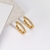 Picture of Delicate Cubic Zirconia Huggie Earrings with Speedy Delivery