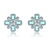 Picture of Great Cubic Zirconia Platinum Plated Big Stud Earrings from Trust-worthy Supplier