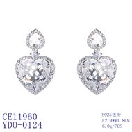 Picture of Pretty Cubic Zirconia Luxury Dangle Earrings