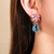 Picture of Nickel Free Gold Plated Big Dangle Earrings with No-Risk Refund