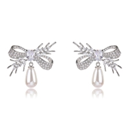 Picture of Fashion Cubic Zirconia Luxury Dangle Earrings