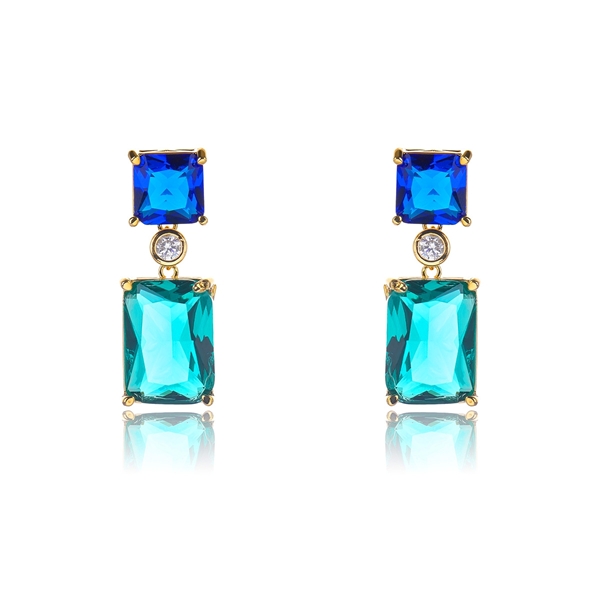 Picture of Luxury Gold Plated Dangle Earrings with Speedy Delivery