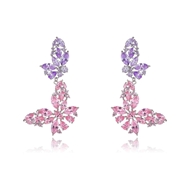 Picture of Luxury Platinum Plated Dangle Earrings at Unbeatable Price