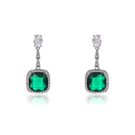 Picture of Distinctive Green Luxury Dangle Earrings As a Gift