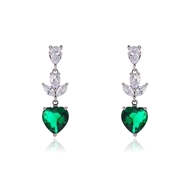 Picture of Trendy Platinum Plated Luxury Dangle Earrings with No-Risk Refund