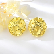 Show details for Flowers & Plants Dubai Big Stud Earrings with Worldwide Shipping