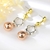 Picture of Pretty Plain Dubai Dangle Earrings