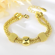 Show details for Sparkling Dubai Gold Plated Fashion Bracelet