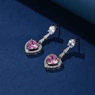 Picture of Luxury Cubic Zirconia Dangle Earrings at Unbeatable Price