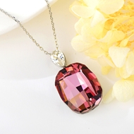 Show details for Wholesale Platinum Plated Pink Collar Necklace with No-Risk Return Show details for Wholesale Platinum Plated Pink Collar Necklace with No-Risk Return