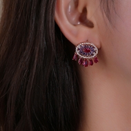 Picture of Bulk Gold Plated Red Drop & Dangle Earrings Exclusive Online