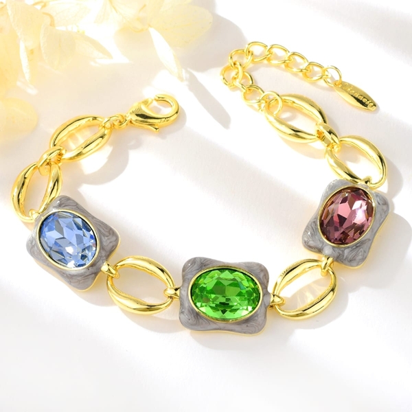 Picture of Sparkling Party Zinc Alloy Fashion Bracelet