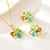 Picture of Famous Flowers & Plants Gold Plated 2 Piece Jewelry Set with Wow Elements