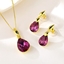 Show details for Nickel Free Zinc Alloy Artificial Crystal 2 Piece Jewelry Set with Easy Return