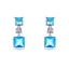 Show details for Recommended Blue Geometric Dangle Earrings with Member Discount