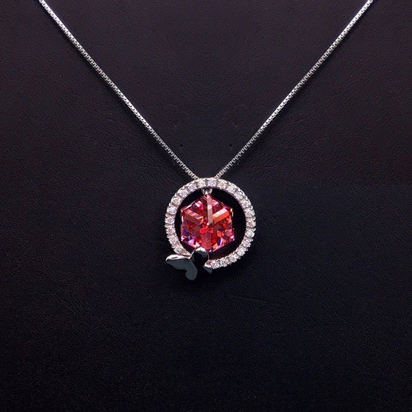 Picture of Bulk Platinum Plated Geometric Pendant Necklace Exclusive Online