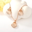 Show details for Designer Rose Gold Plated Zinc Alloy 2 Piece Jewelry Set with No-Risk Return