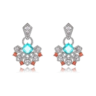 Picture of Luxury Cubic Zirconia Dangle Earrings at Unbeatable Price