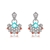 Picture of Luxury Cubic Zirconia Dangle Earrings at Unbeatable Price