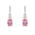 Picture of Bling Party Pink Dangle Earrings