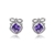 Picture of Great Cubic Zirconia Platinum Plated Dangle Earrings